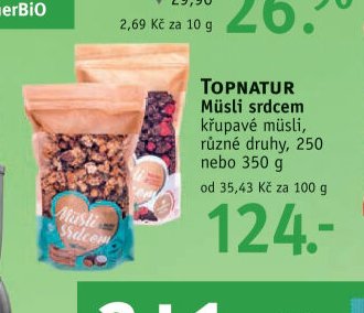 Topnatur Müsli srdcem