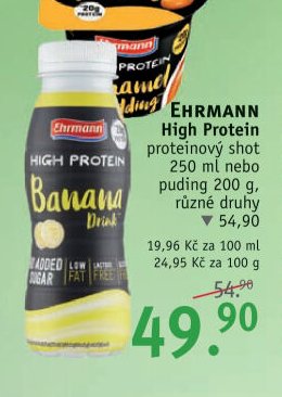Ehrmann High Protein banán