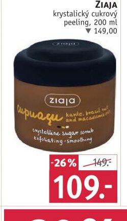 Ziaja krystalický cukrový peeling