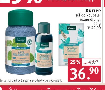 Kneipp sůl do koupele