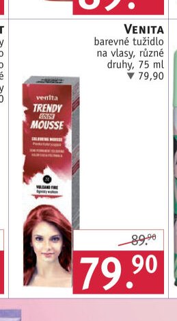 Venita barevné tužidlo na vlasy