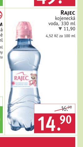 Rajec kojenecká voda