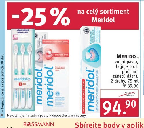 Meridol zubní pasta