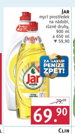 Jar mycí prostředek na nádobí