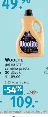 Woolite gel na praní černého prádla, 30 dávek