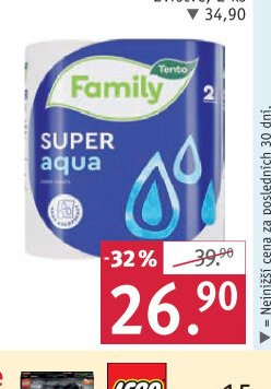 Tento Family Super Aqua kuchyňské utěrky, 2vrstvé, 2 ks