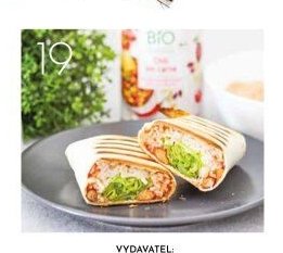 Vegan burrito z grilu s tofu dipem