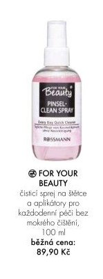 FOR YOUR BEAUTY čisticí sprej na štětce