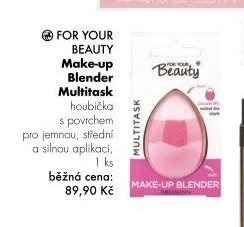 FOR YOUR BEAUTY Make-up Blender Multitask houbička