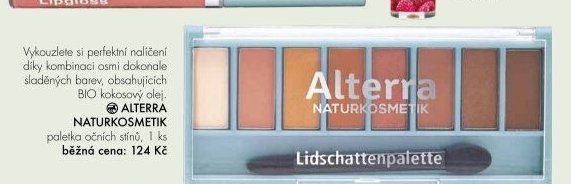 ALTERRA NATURKOSMETIK paletka očních stínů