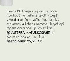 ALTERRA NATURKOSMETIK sérum na posílení řas