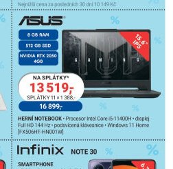ASUS HERNÍ NOTEBOOK - Planeo aktualniletaky.eu