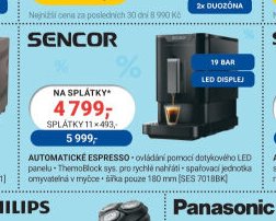 SENCOR AUTOMATICKÉ ESPRESSO - Planeo aktualniletaky.eu