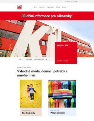 aktuální leták Kik textil 20.9.2023-26.9.2023