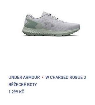 Under Armour W Charged Rogue 3 běžecké boty
