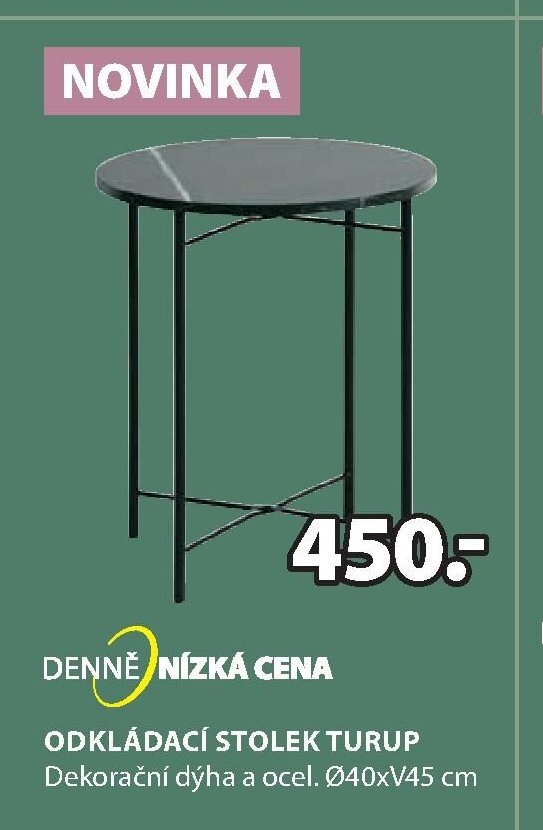 ODKLÁDACÍ STOLEK TURUP