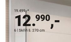 Skříň š. 270 cm