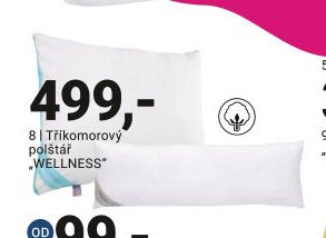 Tříkomorový polštář WELLNESS