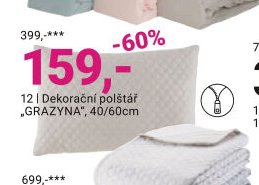 Dekorační polštář GRAZYNA, 40/60cm