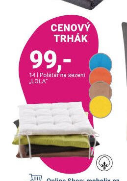 Polštář na sezení LOLA