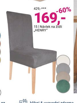Návlek na židli HENRY