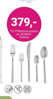 Příborová souprava RONDA, 20dílná