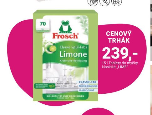 Tablety do myčky klasické LIME