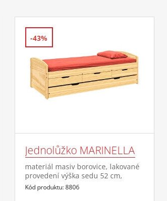 Jednolůžko MARINELLA