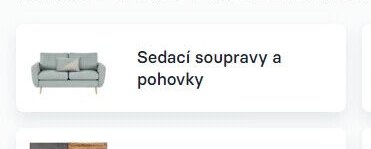 Sedací soupravy a pohovky
