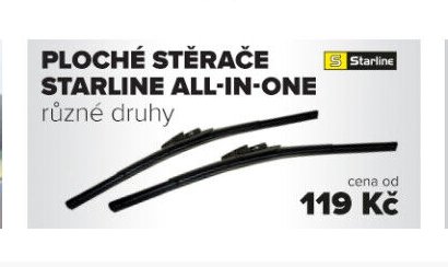 Ploché stěrače Starline