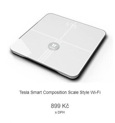 Tesla Smart Composition Scale Style Wi-Fi