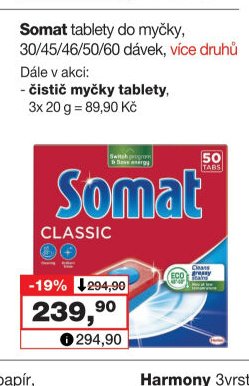 Somat tablety do myčky