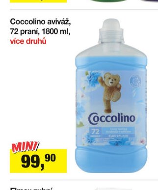 Coccolino aviváž, 72 praní, 1800 ml