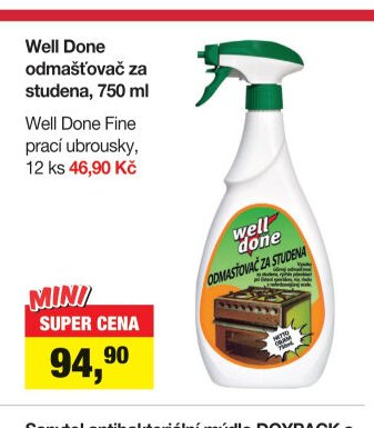 Well Done odmašťovač za studena, 750 ml
