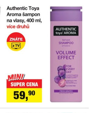 Authentic Toya Aroma šampon na vlasy, 400 ml