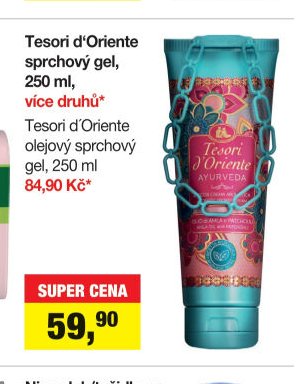 Tesori d'Oriente sprchový gel, 250 ml