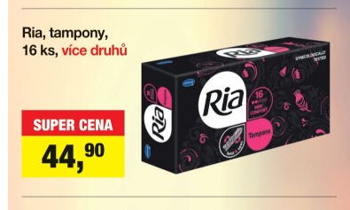 Ria tampony, 16 ks