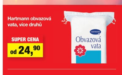 Hartmann obvazová vata