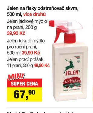 Jelen na fleky odstraňovač skvrn, 500 ml