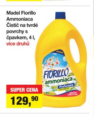 Madel Fiorillo Ammoniaca Čistič na tvrdé povrchy s čpavkem, 4 l