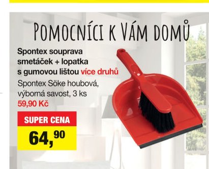 Spontex souprava smetáček + lopatka