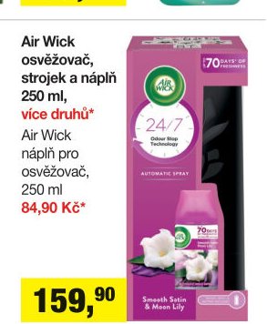 Air Wick osvěžovač, strojek a náplň 250 ml