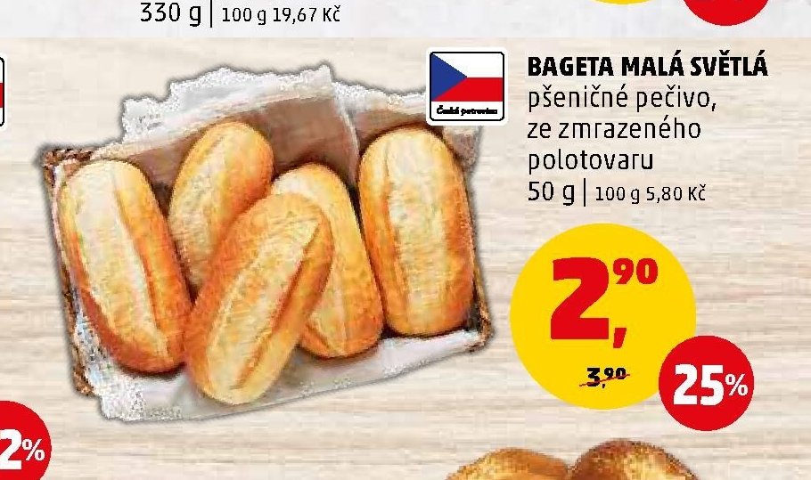 BAGETA MALÁ SVĚTLÁ - Penny Market aktualniletaky.eu