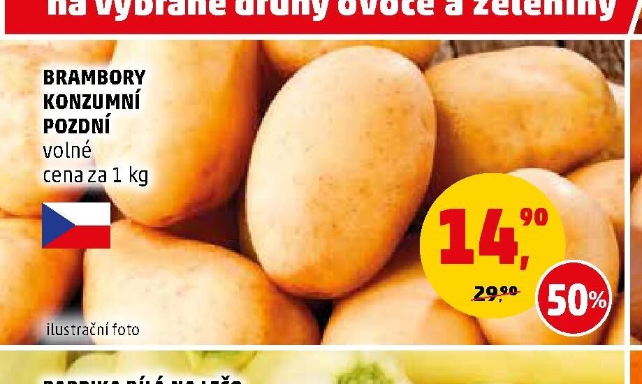 BRAMBORY KONZUMNÍ POZDNÍ volné - Penny Market aktualniletaky.eu
