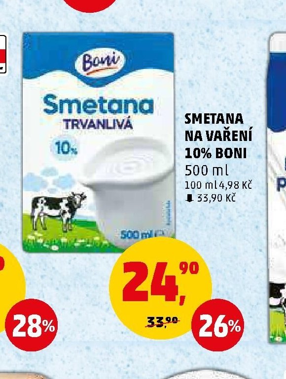 SMETANA NA VAŘENÍ 10% BONI - Penny Market aktualniletaky.eu