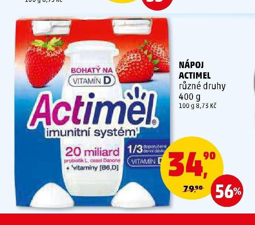 Nápoj Actimel - Penny Market aktualniletaky.eu