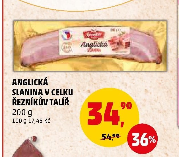 Anglická slanina v celku Řezníkův talíř - Penny Market aktualniletaky.eu