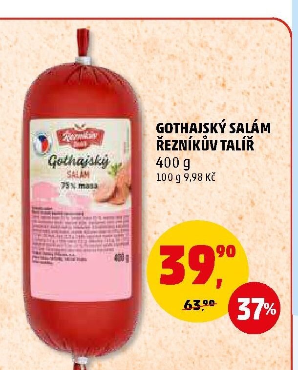 Gothajský salám Řezníkův talíř - Penny Market aktualniletaky.eu