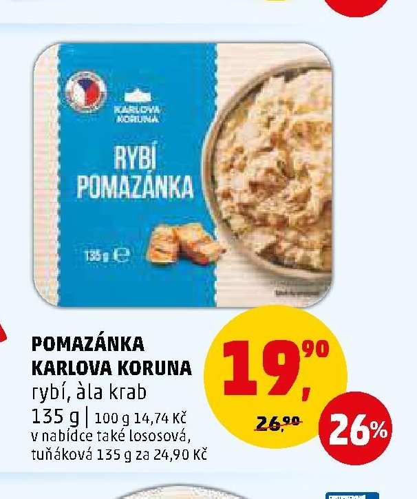 Pomazánka Karlova Koruna - Penny Market aktualniletaky.eu
