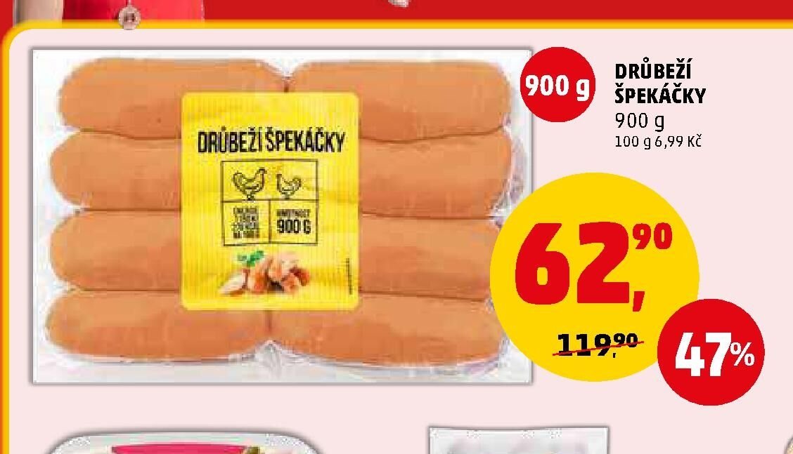 DRŮBEŽÍ ŠPEKÁČKY 900 g - Penny Market aktualniletaky.eu